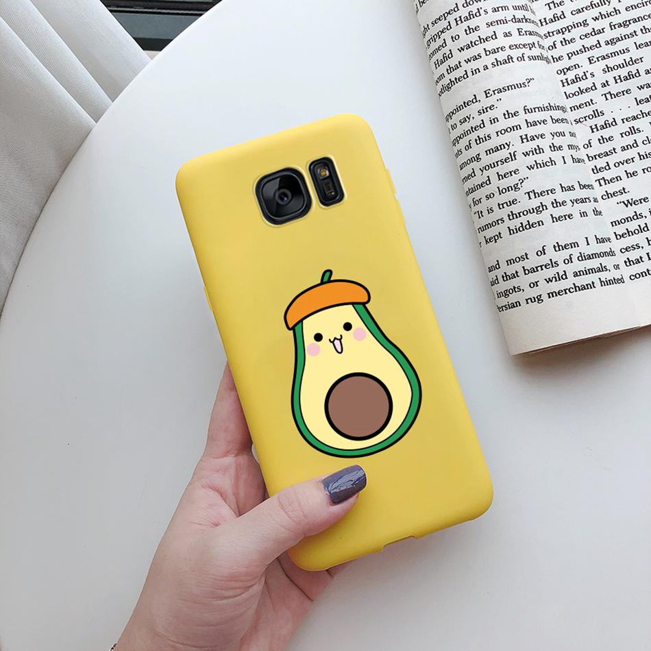 Cute Cat Cactus Silicone Case For Samsung Galaxy S6 Edge S7 Edge Cover Soft Slim Funda For Samsung S6 S7 Edge S6edge S7edge Case
