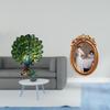 Elegant Resin Peacock Sculpture And Ornate Photo Frame Collection for Bedroom Office Living Room