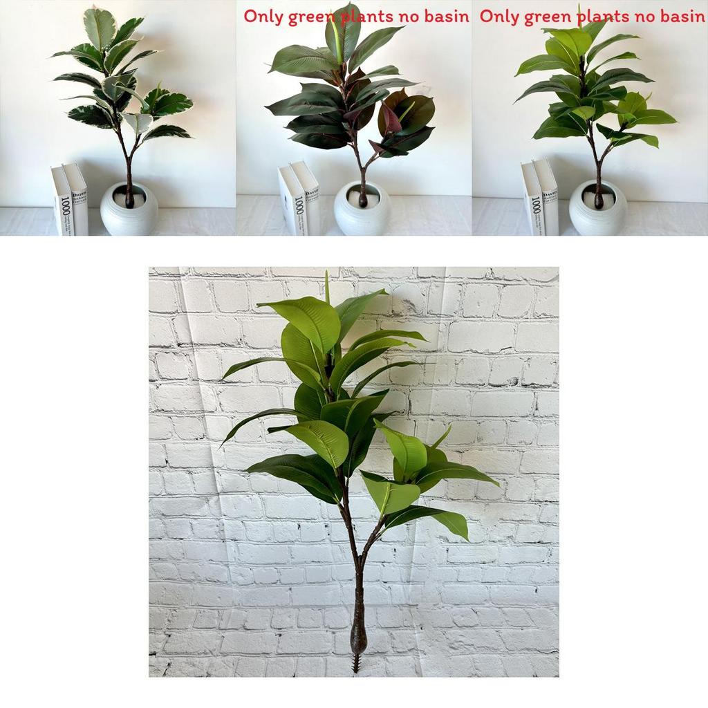 Synthetic Hevea Brasiliensis With Realistic Leaves For Home Decor And Photography Use