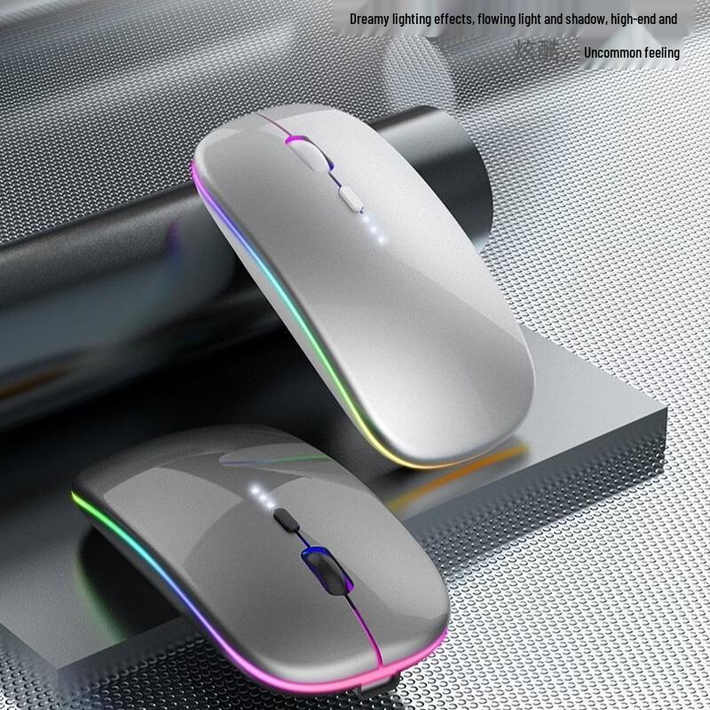 OLOEY Rechargeable Silent Bluetooth Mouse with Battery Display