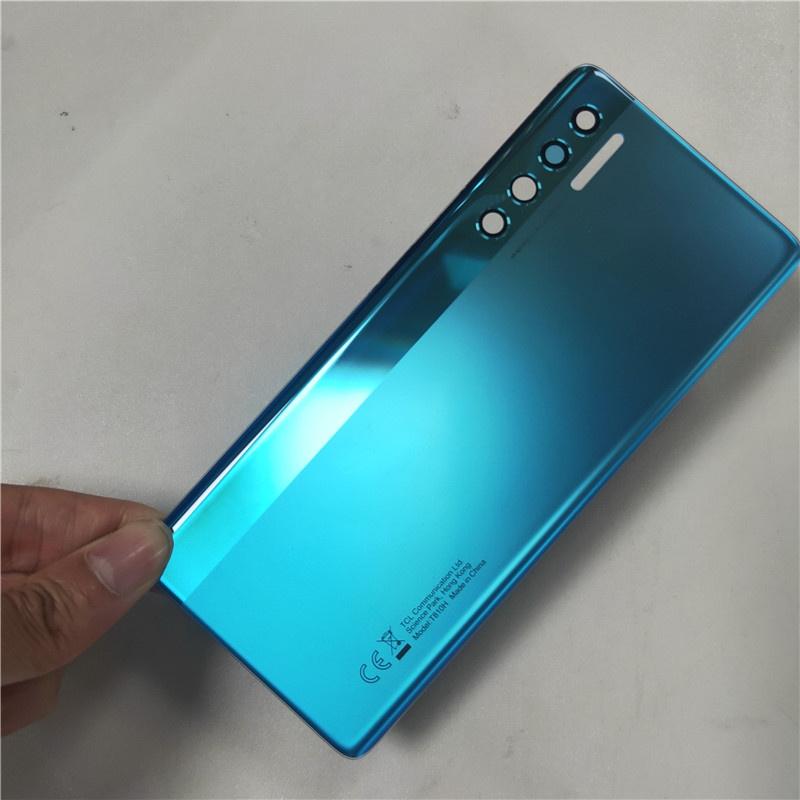 Back Battery Cover Housing Door For TCL 20 Pro 5G T810H Phone Lid with Camera Glass Lens Shell