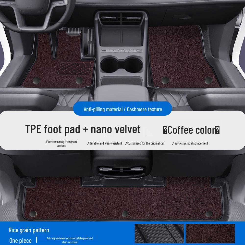 Yuan PLUS/UP/PRO & Qin L/PLUS/EV Destroyer TPE Car Floor Mats and Door Sill Covers - Full Coverage