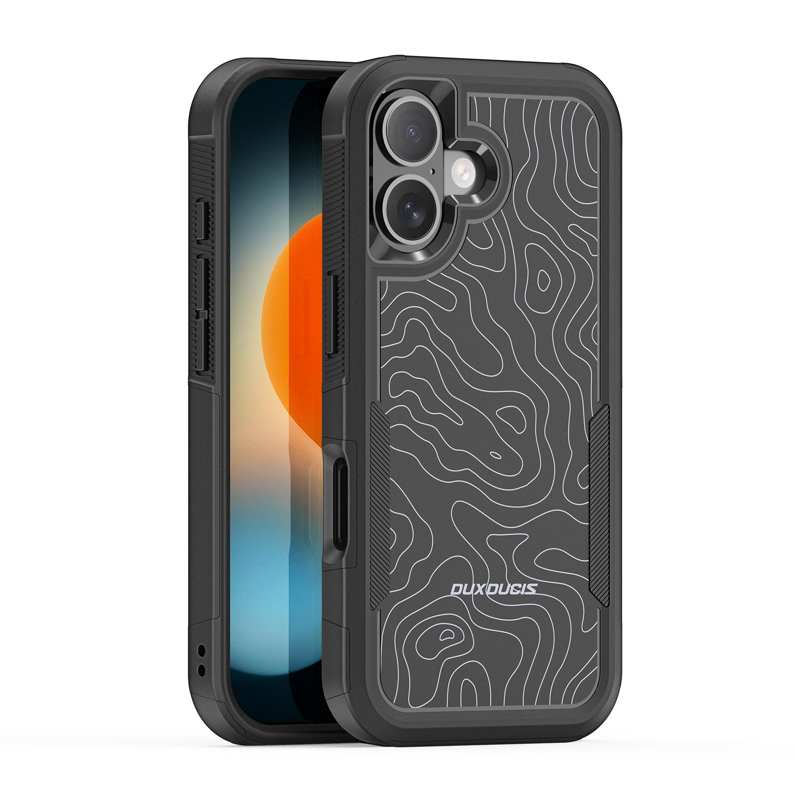 

For iPhone 17 Magnetic Case DUX DUCIS SHLD Series 10FT Drop Protection PC + TPU Phone Cover A
