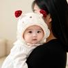 Windproof Baby Earflap Hat Lace Trim Mushroom Lace Hat Durable Newborn Baby Hat  Spring Autumn