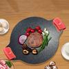 Pair Silicone Pot Handle Covers Heat Resistant Kitchen Pot Clip