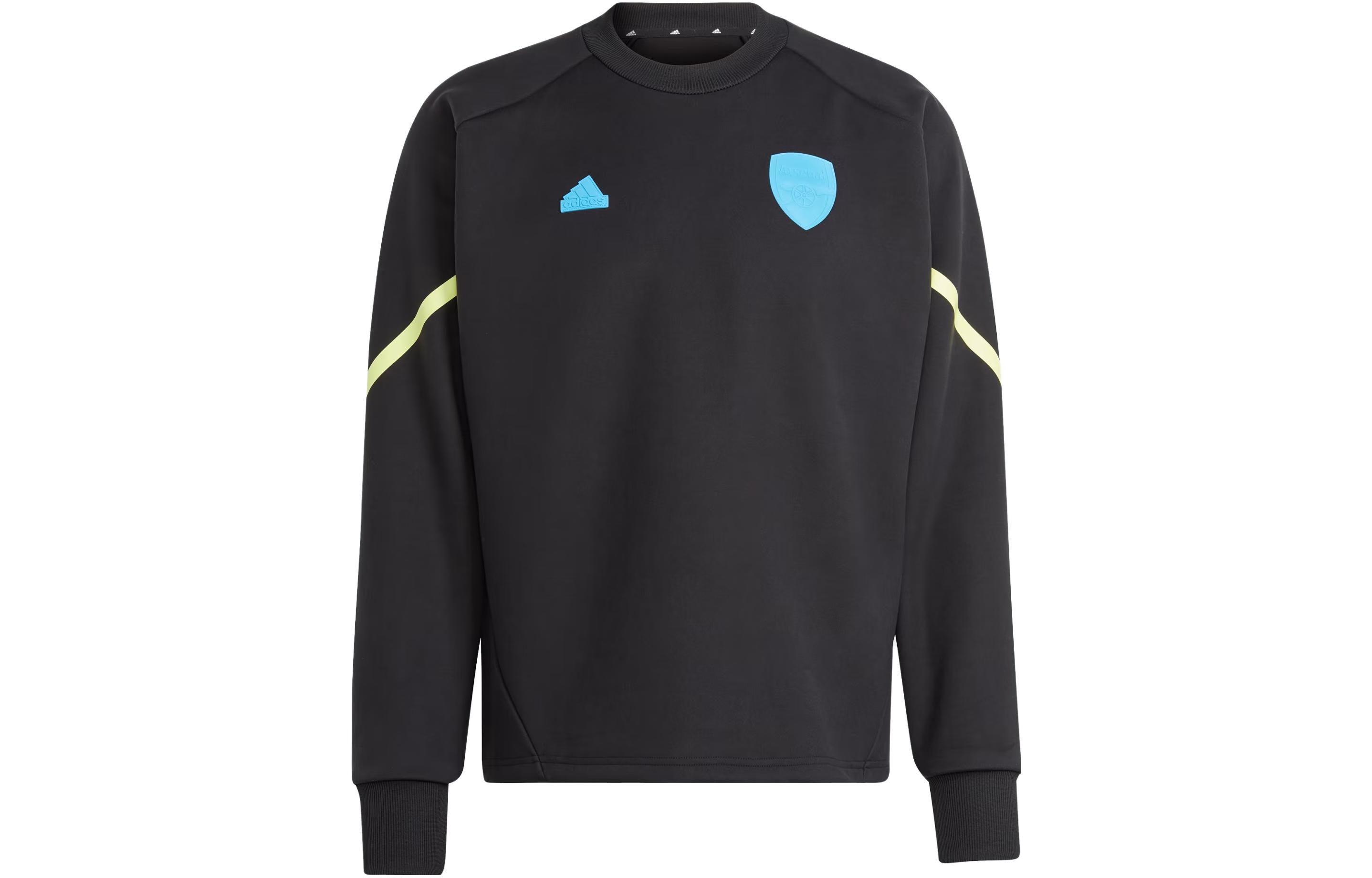 Adidas Arsenal Sweatshirts Men s Black Crew Neck Moderate Regular HZ2038 M