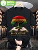 Unisexs African Print 100 Cotton TShirt Loose Fit Cultural Shirt with African Flag Colors MapTree of Life Design Ideal for Daily Wear