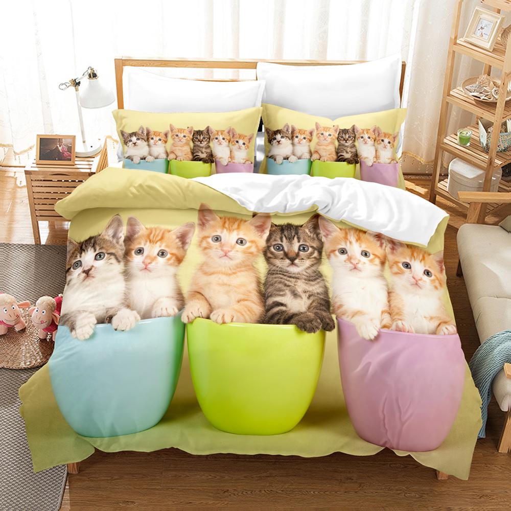 3Danimal Bedding Sets Duvet Cover Set With Pillowcase Twin Full Queen King Bedclothes Bed Linen