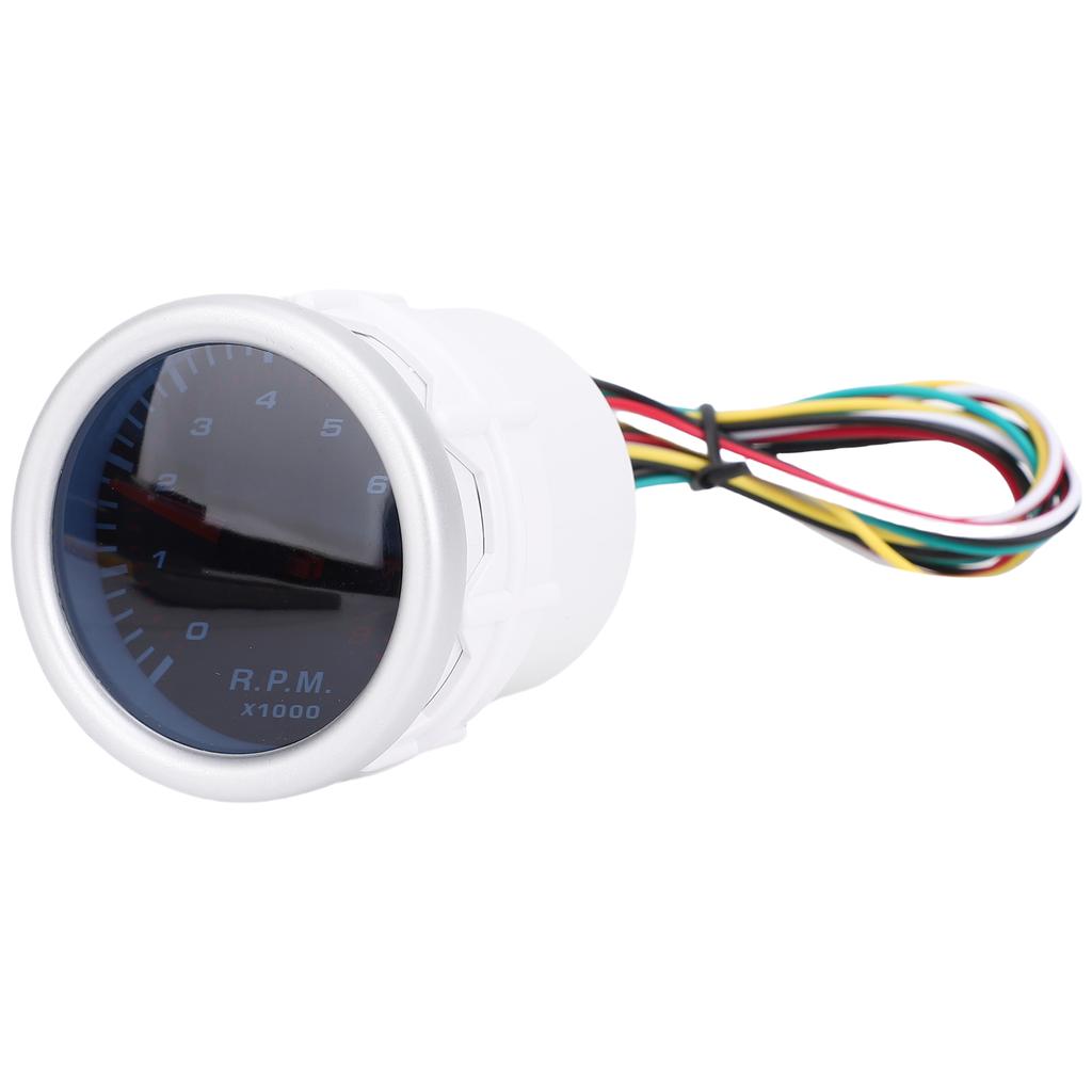 Drehzahlmesser für Auto 8000 U/min Messgerät Drehzahlmesser 55 mm Durchmesser für 1 bis 8 Zylinder Benzinmotor