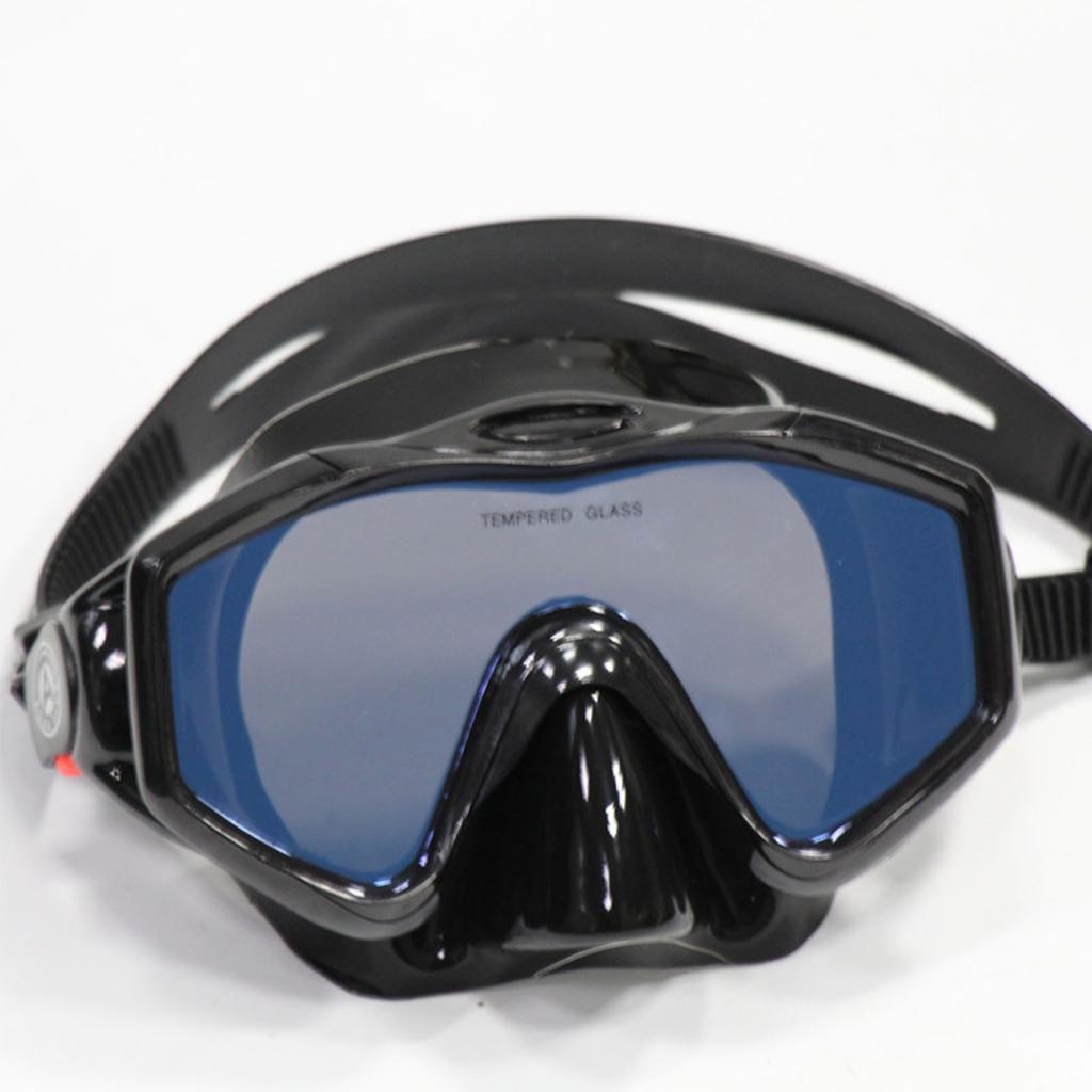 Adult Scuba Diving Mask Tempered Glass High Defination Swimming Goggles with Nose Cover Snorkel Gear Freediving Swim