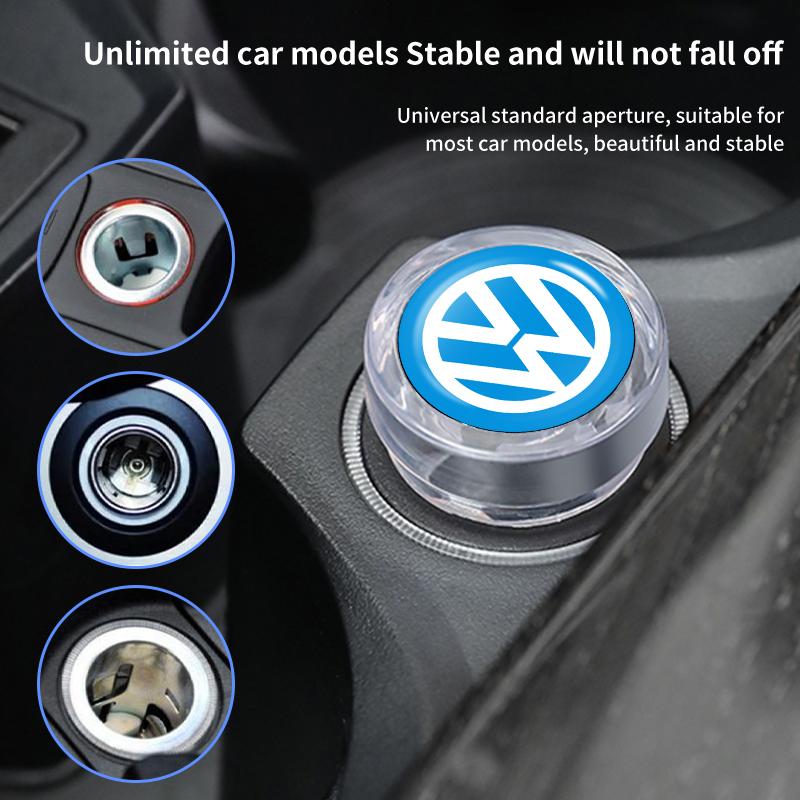 Hub Caps Car Cigarette Lighter Dust Cover Dustproof Cap Accessories For Volkswagen VW Scirocco Jetta Beetle Golf 4 5 6 Passat Po