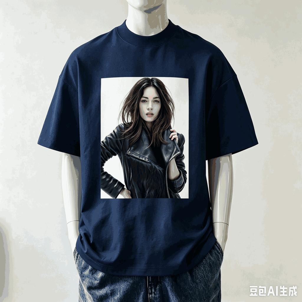 Megan Fox For Fan Gift Tshirt Unisex Unisex Harajuku Oversized Unisex Short Sleeve Streetwear High Quality Couples Soft Breathable