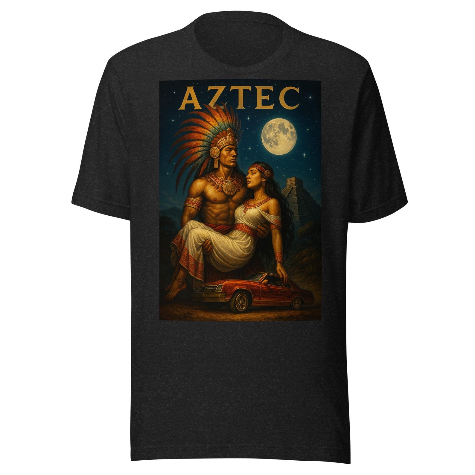 Aztec Warrior and Princesa Unisex t-shirt M