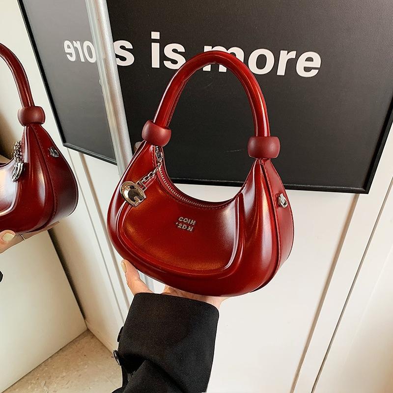 Женская сумка сумка под мышкой изысканная уникальная ретро универсальная сумка-полумесяц через плечокроссбоди 22915cm 2446₽