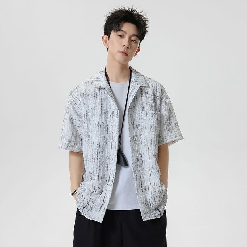 Men's Minimalist Aesthetic Lightweight Streetwear Shirt