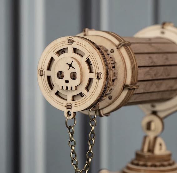 Robotime Monocular Telescope 3D Wooden Puzzle Kit (314 pieces)