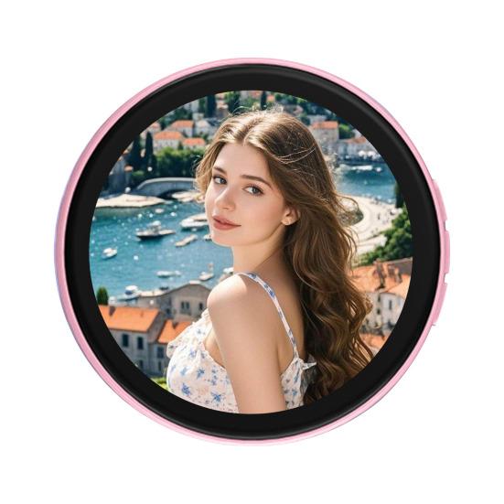 Chytrý elektronický odznak Přizpůsobitelný digitální odznak s displejem pro video a fotografie Dobíjecí klipový dotykový odznak pro akce Konference Personalizovaný