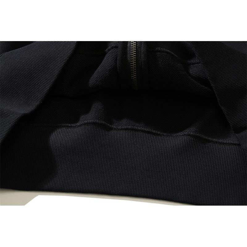 1272 Off-White 2025 Jesień/Zima Nowa Bluza z Kapturem na Zamek Męska i Damska ze Wzorem Strzałki Malowanym Grafitti