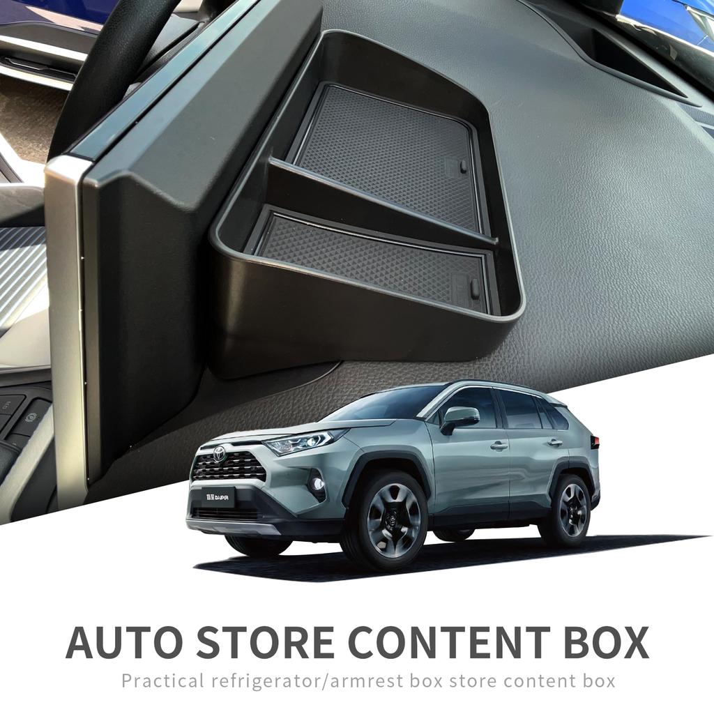for Toyota RAV4 2019 2020 2025 2025 Dashboard Storage Box Center Console Hidden Tray Behind Screen Accessories