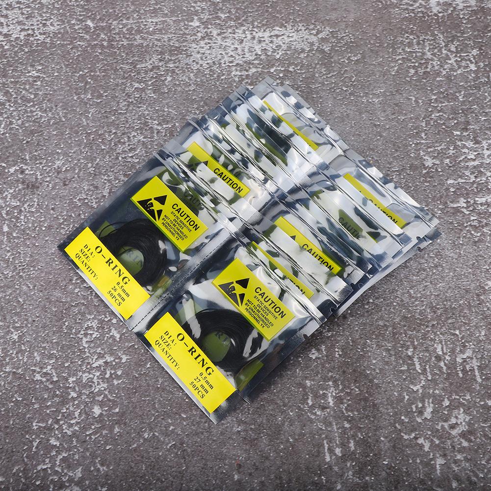 950Pcs O Ring Waterproof Rubber Seal Watch Back Cover Seal Gaskets Repairing Tool 0.5mm