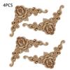 Decor Woodcarving Decal Corner Corner Applique Wooden Decoration Wooden Applique Furniture Applique