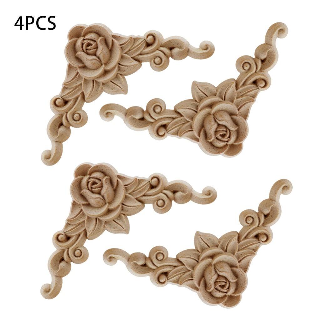 Corner Cabinet Decoration Corner Applique Wooden Applique Wooden Decoration Furniture Applique