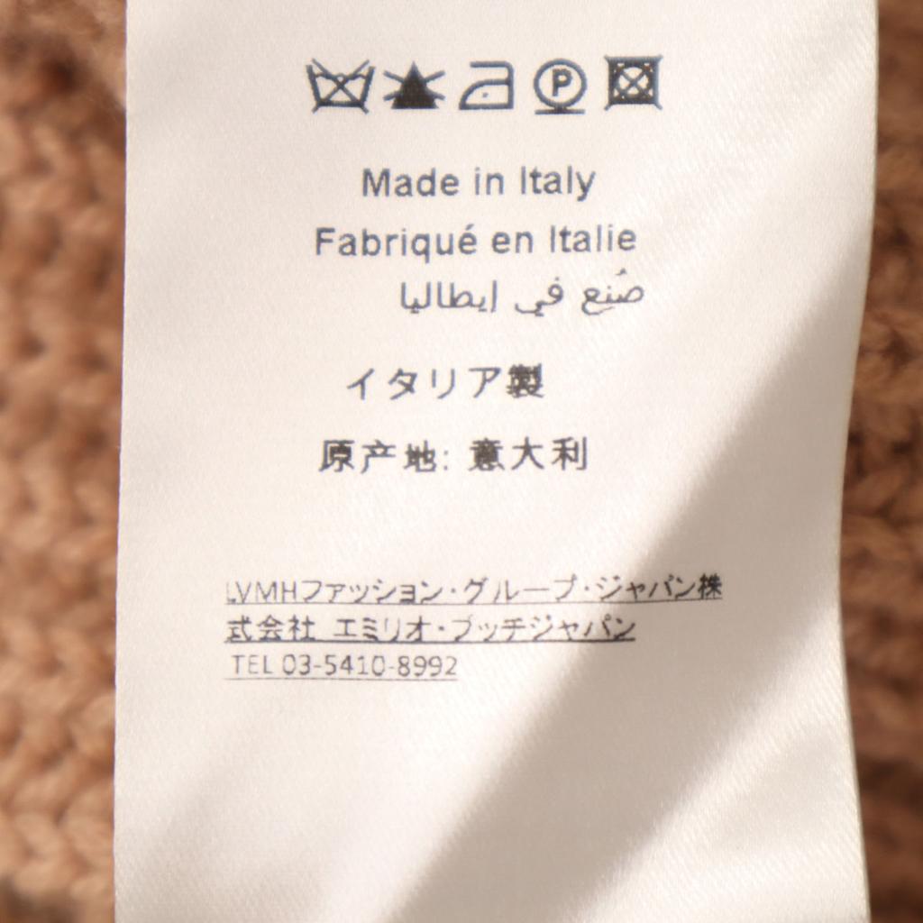 Beauty Products Emilio Pucci Made In Italy 100% Cashmere Long Sleeve Short Turtleneck Sweater Women Used