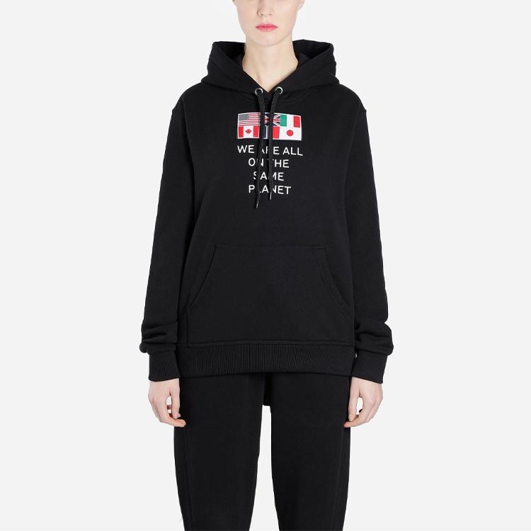 (WMNS) Burberry Hoodie Drawstring Hoodie Black Women's 80254491