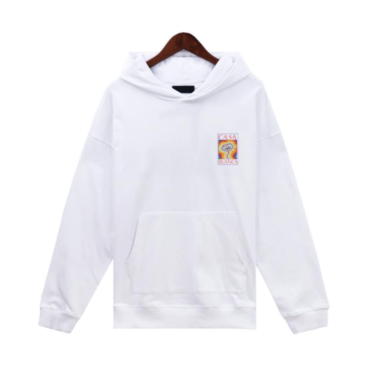 Bluzy z kapturem Casablanca Unisex - Modne Style Europejskie i Amerykańskie na Jesień/Zimę