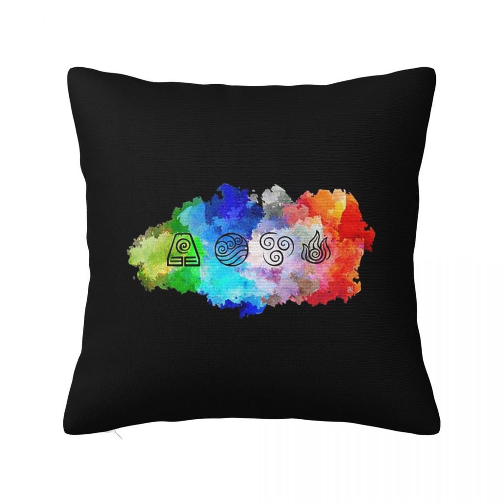 Appa With Clouds, Avatar The Last Airbender Square Pillowcase Cushion Cover Pillow Case Throw Pillow Cover for Home Bedroom Car