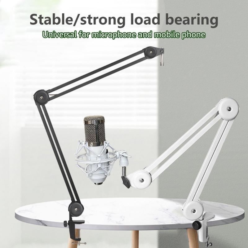 Professional Mic Boom Flexible Adjustable Microphone Stand Mount With/without Windshield for Studio and Home Recording
