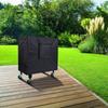 Outdoor Cart Cover Waterproof Patio Outside Ice Chest Cover Heavy Duty Sturdy Outdoor Bar Cart Sunlight Rain Protection For