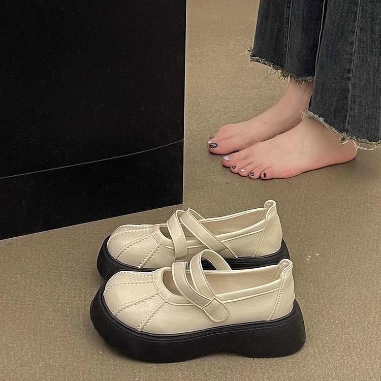 

Fashion Round Toe Platform Ladies Pumps Spring and Autumn Fashion High Quality Chic Point Popular Women s Mary Jane Shoes On Promotion 35