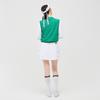 Challenger Women'S Essential Stretch Mesh Round Neck Golf Vest Green