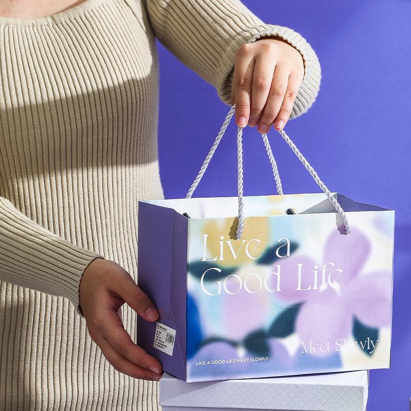 Život je dobrý Kreativní keramický hrnek Suvenýr Dárková taška Hrnek na kávu Hrnek na vodu Vysoký vzhled Dárkový předmět