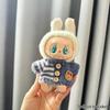 For 15-17 Cm V1v2 Labubu Clothes Outfit Labubu Sitting Party Bear Label Scarf Hat Bag Dolls Accessories Cute Decoration