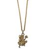 @ Pingente Tradicional Indiano de Hanuman Ji com Corrente de Corda Cor Dourada Para Homens Zr898-60%Desconto