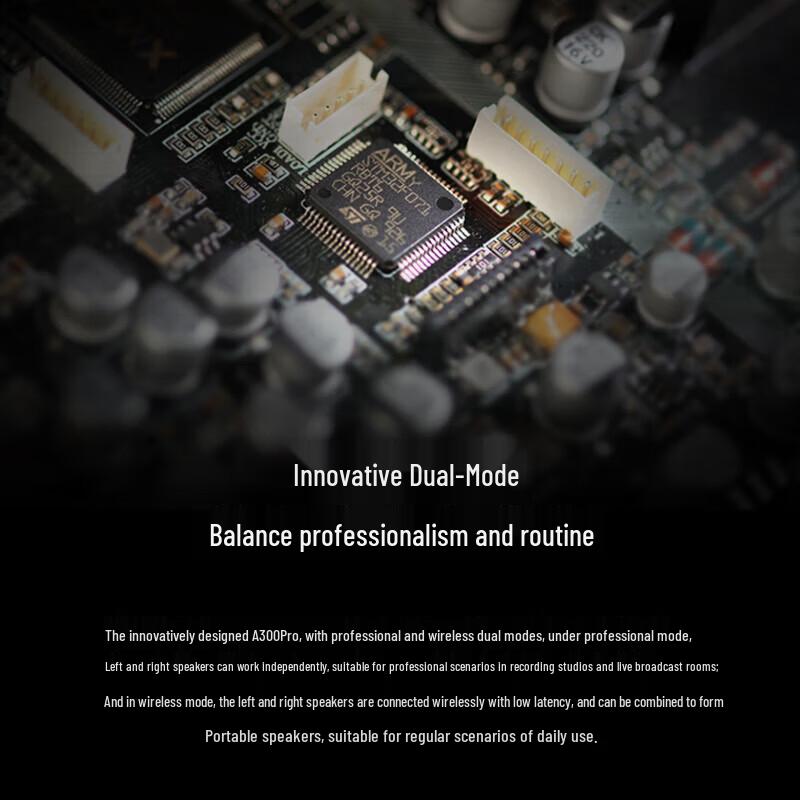 Edifier AIRPULSE A300 Pro Hi-Fi Active Bookshelf Speakers CN Plug (adapter Included)