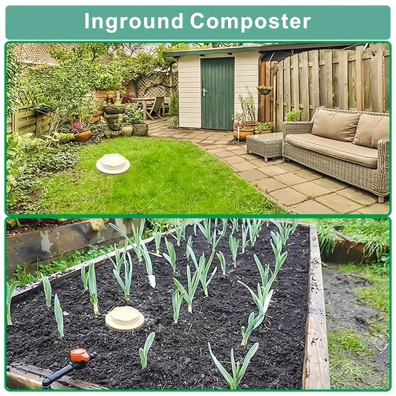 1pc Worm Composting Bin for Small Flower Pots and Garden, Space-Saving PVC Worm Tea Composter Tube Garden and Lawn Care
