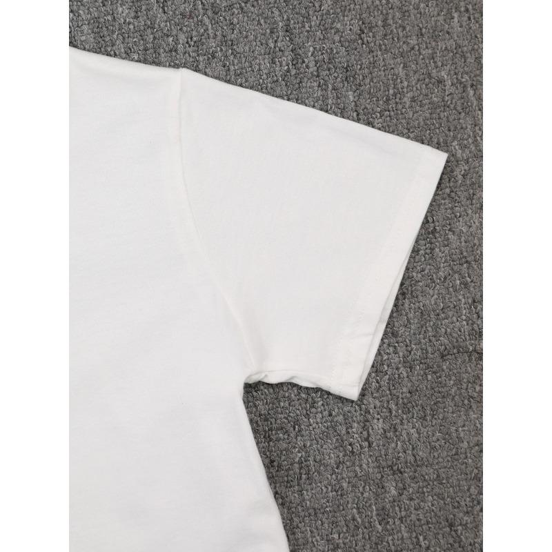 Kids Crewneck Short Sleeve Tee, Happy Valentine's Day Heart Letter Cartoon Print, Breathable Cool Spring Summer Casual Top