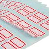 Creative DIY Blank Labels Sticker Self-Adhesive Paper Classification  Storage Distinguish 12 Pcs Red Stickers