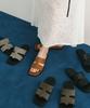 Moodnight Ruth Soft Leather Square Slides - 4 Colors (Type A)