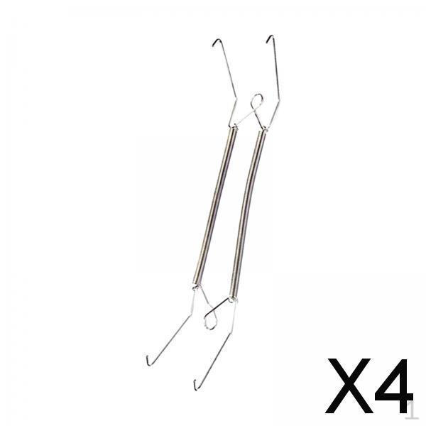 4x Plate Hanger for Wall ,Dish Display Holders, , Invisible Wire Holder,Plate Spring Hook