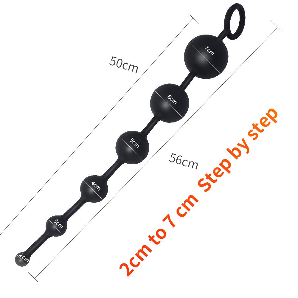 2CM-7CM Size Anal Beads Balls Butt Plug Anal Masturbator Anus Vaginal Dilators Anal Plug Sex Toys For Men Women But Plug