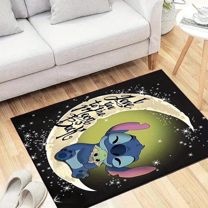 

1pc Stitch Pattern Area Rug Soft Flannel Floor Mat for Living Room,Office,Bedroom and Carpet 60cm by 90cm