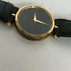 Used GUCCI Gucci Watch Quartz Vintage Black Black Gold Gold Sale SALE Very Popular Top Grade Masterpiece Excellent Luxury Special Carefully Selected