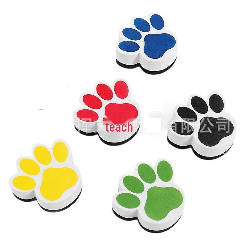 Magnetic Cartoon Dog Paw Whiteboard Eraser, Felt Cloth & EVA Composite, YiHui Brand