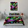 "Colorful Cartoon Explosion Decor Set" Soft Comfortable Duvet Cover Bedding Set Included 1*Duvet Cover & 2*Pillowcases gift