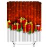 TU Christmas Shower Curtain Festive Holiday Decor Waterproof Bathroom Set Holiday Home Decor Gift Xmas Pattern Modern Style