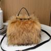 Fall and Winterfashioneasiest for Matchcosmetic Bag Portable Stuffed Bag Satchel Shoulder Crossbody Bag